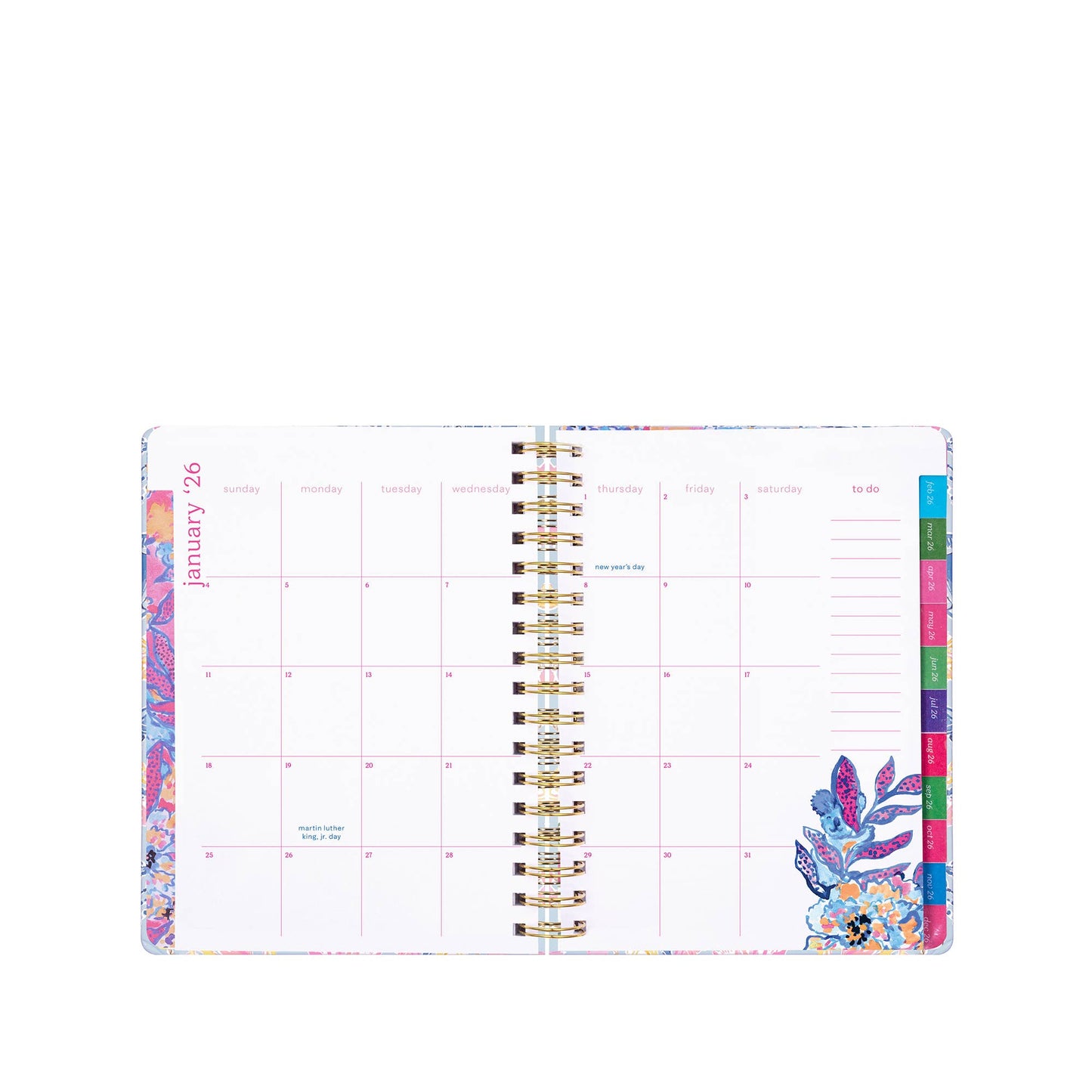 LP Jumbo 17 Month Agenda - Bluette Lil Barefoot Beachcomber