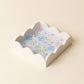 TDE Scallop Trinket Tray-Secret Garden Blue