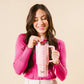 TDE 40 oz Lifestyle Flip Straw Tumbler-Oh So Fancy Pink