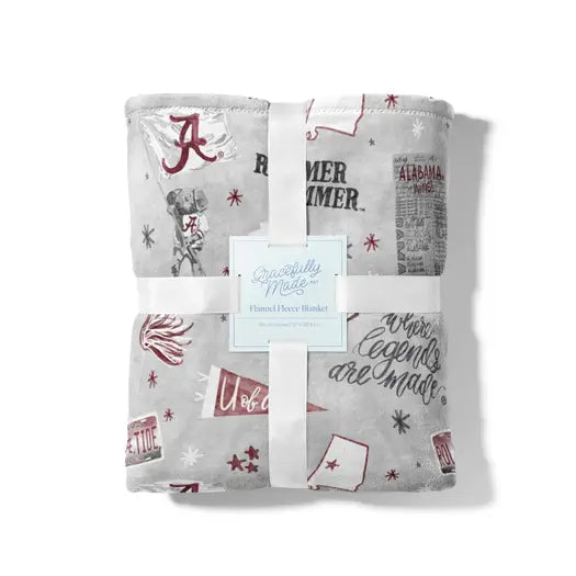 GM Fleece Blanket- Alabama