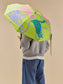 NEW Print! Lime Arty Cats Eco-Friendly Duck Umbrella
