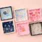 TDE Scallop Trinket Tray-Secret Garden Blue