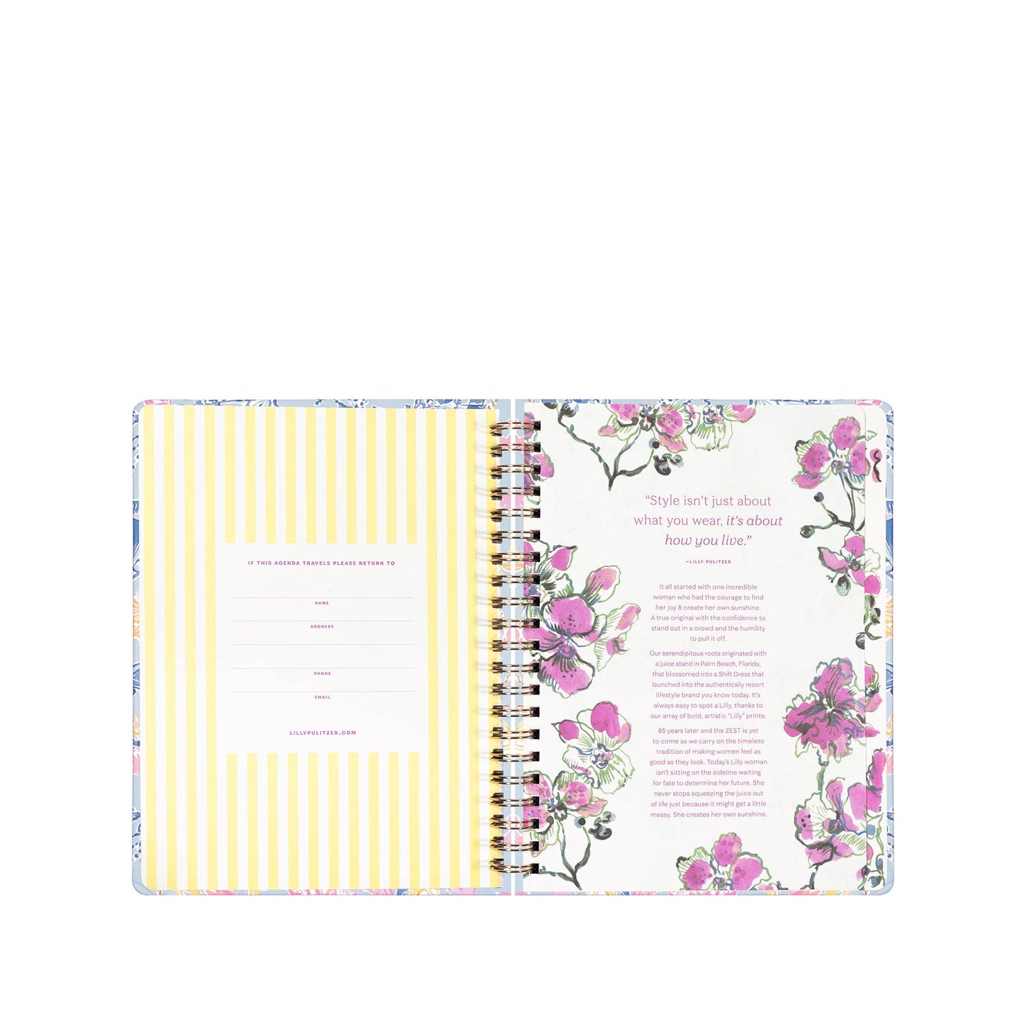 LP Jumbo 17 Month Agenda - Bluette Lil Barefoot Beachcomber