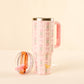 TDE 40 oz Lifestyle Flip Straw Tumbler-Oh So Fancy Pink