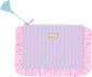 LP Quilted Ruffle Pouch