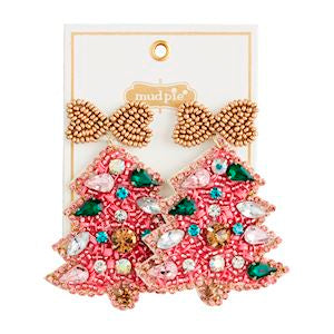 MP Holiday Beaded Earrings