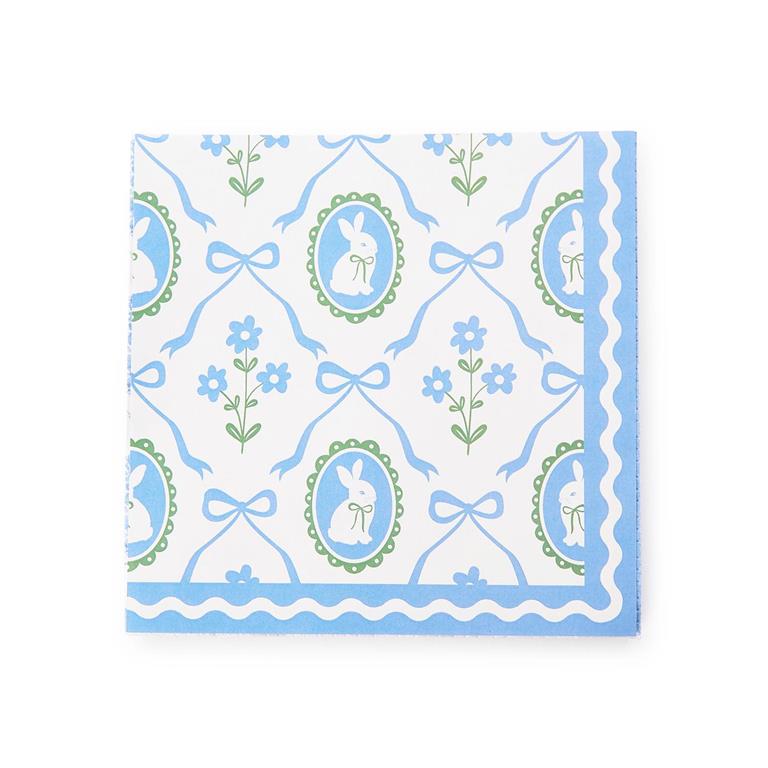 TC Bunnies & Bows Cocktail napkin