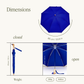 New! Royal Blue Children's Eco-Friendly Duckling Umbrella