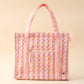 TDE The Everyday Quilted Tote Bag