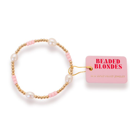 Light Pink Pearl Poppi Bracelet
