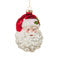 RI Santa Head Ornament 4"