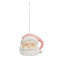 RI Pink Santa Ornament