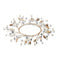 RI Leaf Candle Ring- Pearl & Gold