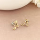 SEA Gold Stud Collegiate Earrings