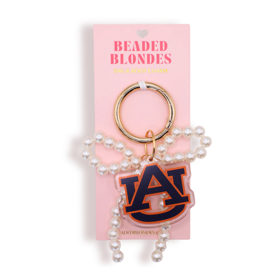 Beaded Blonde Bag & Boot Charm