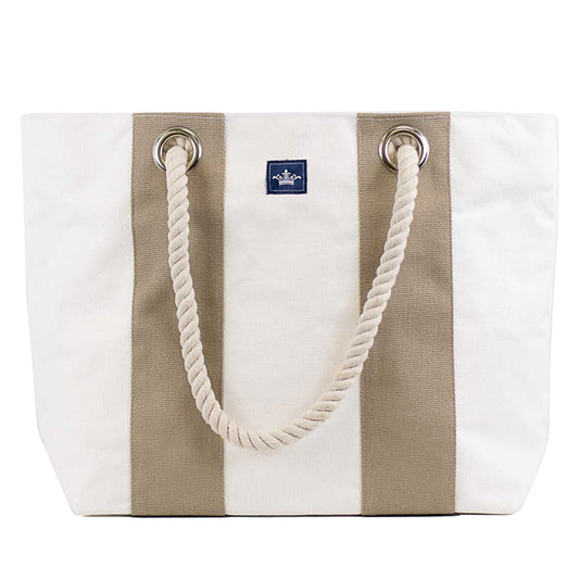 TRS Andover Tote White/Natural