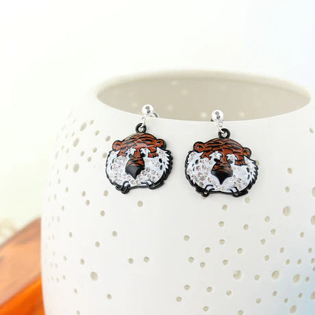 SEA Aubie Crystal Earrings