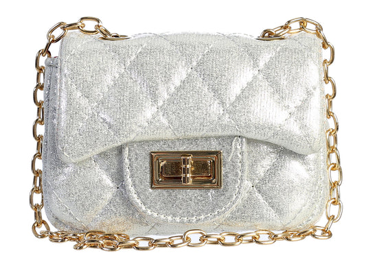 DE Metallic Purse - Silver
