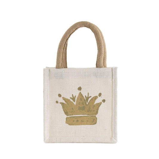 TRS Crown Jute Petite Gift Tote