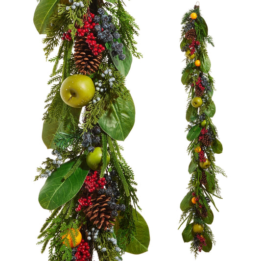 RI 6' Mixed Fruit Garland