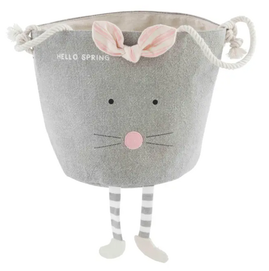 MP Gray Bunny Basket