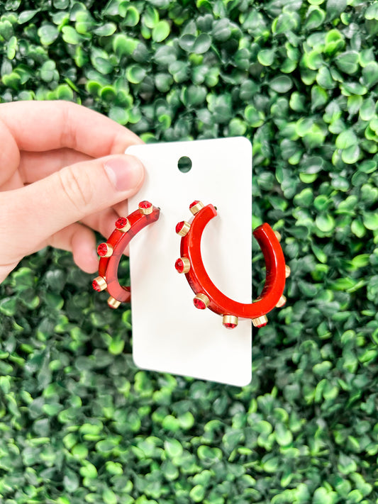 Canvas Earrings - Gemma