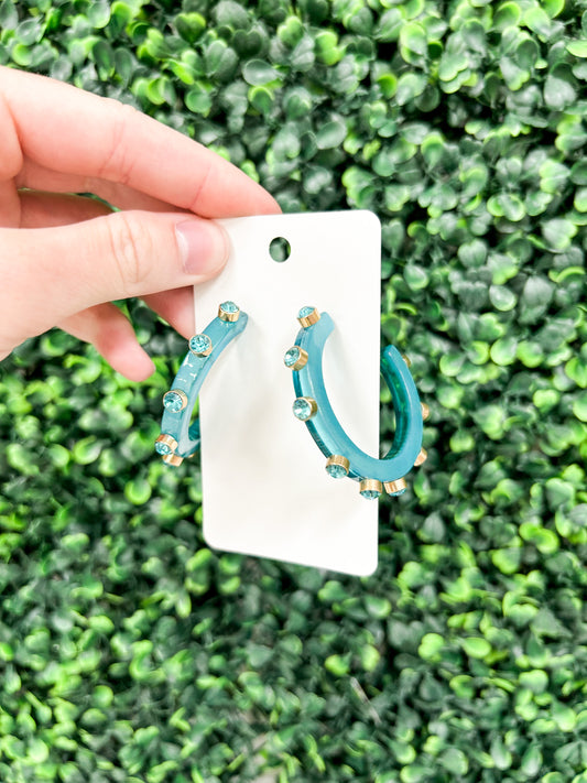 Canvas Earrings - Dani