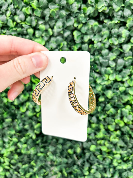 Canvas Earrings - Paige