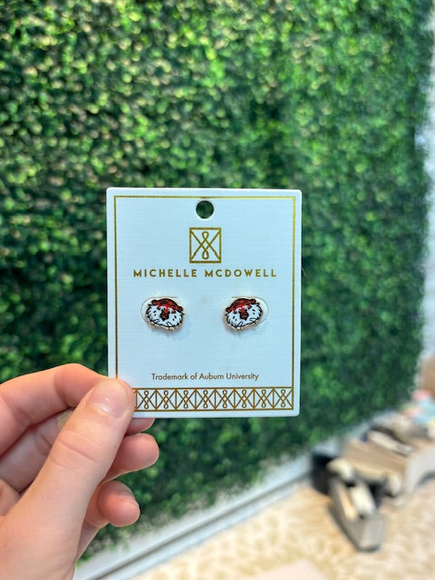 MM AU Aubie Stud Earrings