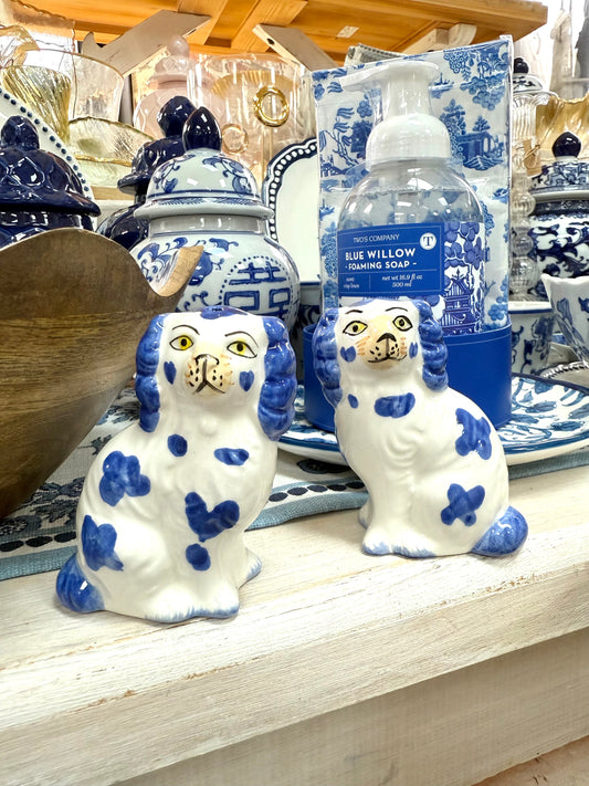 TC staffordshire dogs salt and pepper