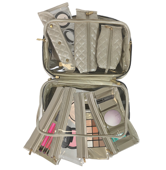 PN Amour Travel Case - Pearl Quilted