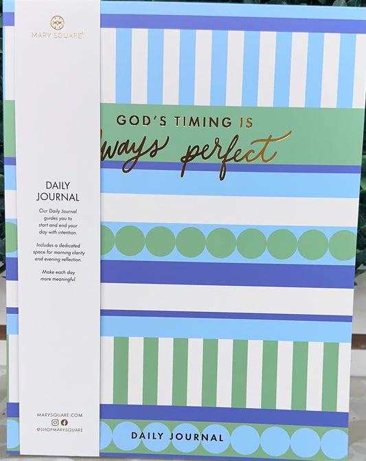 MS Daily Check in Journal - God's Timing
