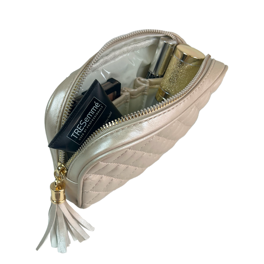 PN SM Makeup Bag - Pearl Quilted