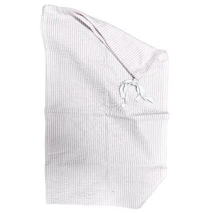 JM Seersucker Laundry Bag