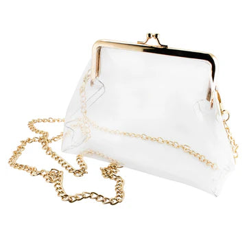 CD Kiss Lock Clear Crossbody