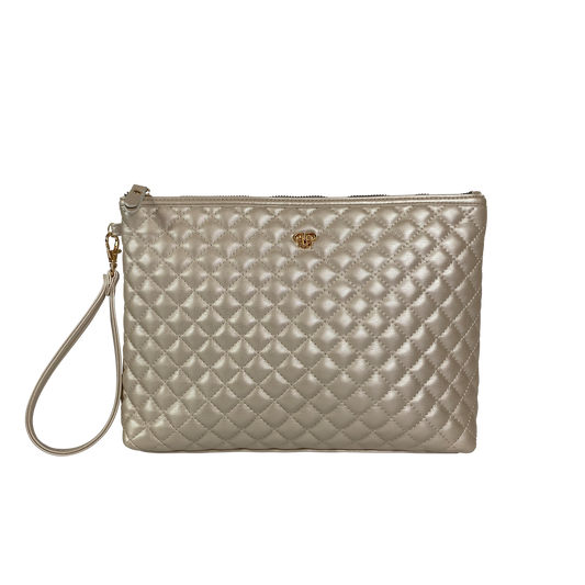 PN Litt Makeup Case - Pearl Quilted