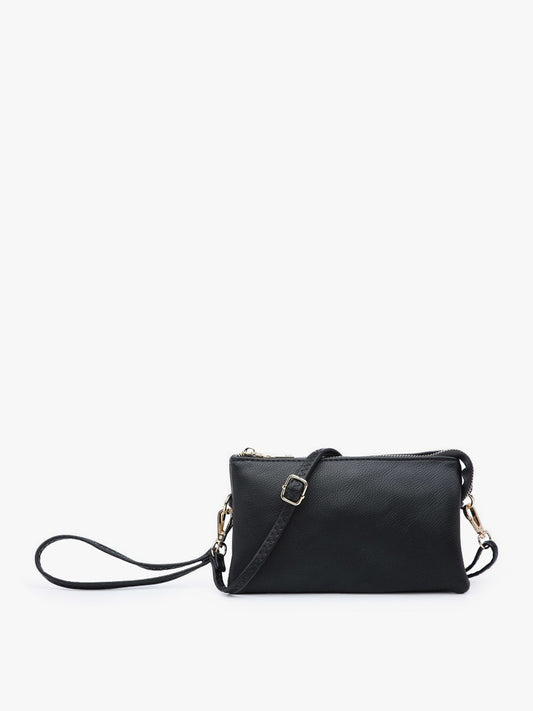 J&C Riley Wristlet- Black