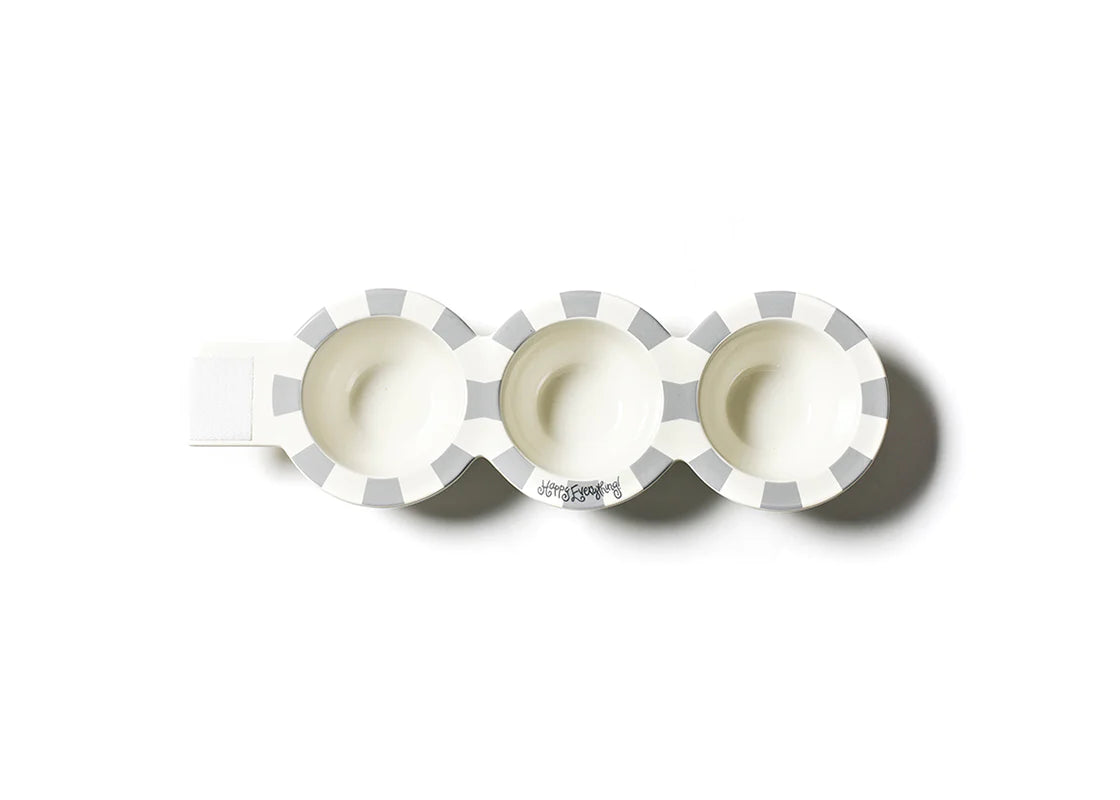 HapEv Mini Trio Bowl - Stone Stripe