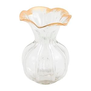 MP LG Ruffled Gold Vase