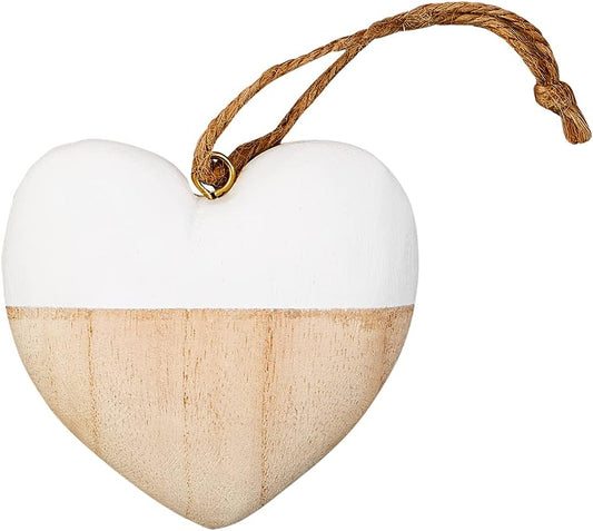 MP Heart Paulownia Ornament