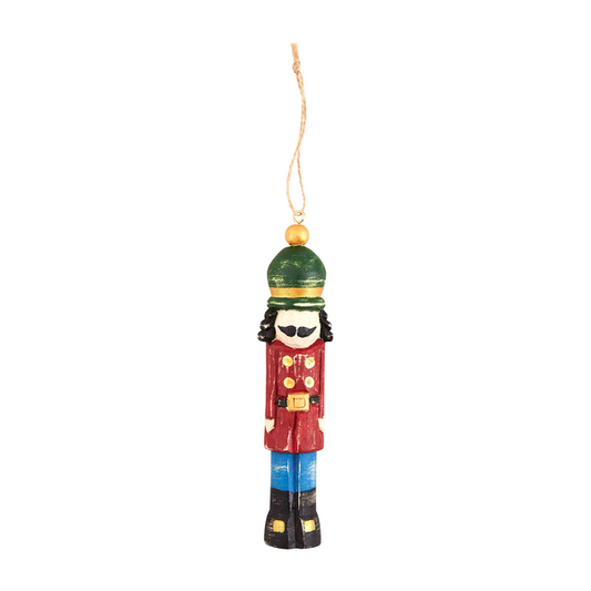 MP Merry Wood Nutcracker Ornament
