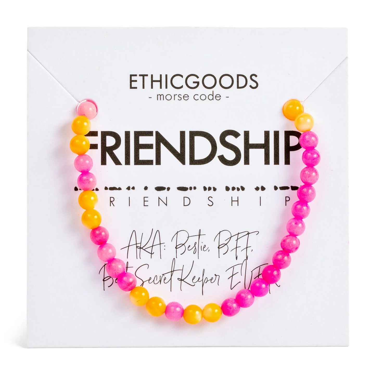 EG Morse Code Bracelet