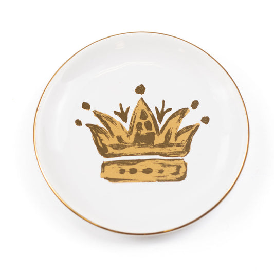 TRS Crown Round Trinket Dish