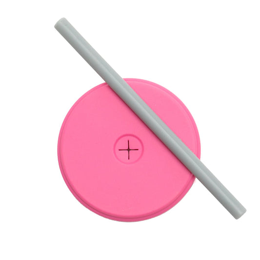 BT Straw and Lid - dark pink