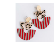 MM collegiate earrings