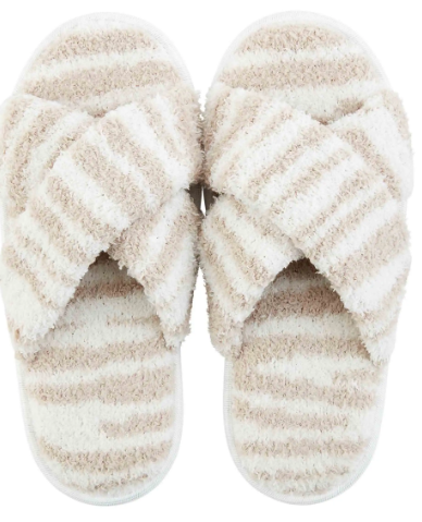 MP Zebra Chenille slippers