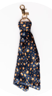 MS Keychain Navy/Orange Party Animal