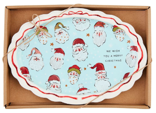 MP Santa Boxed Sentiment Plate