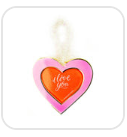 TED Heart Frame Ornament