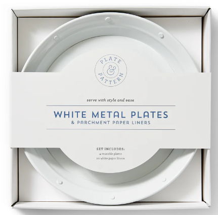 White Metal Plates